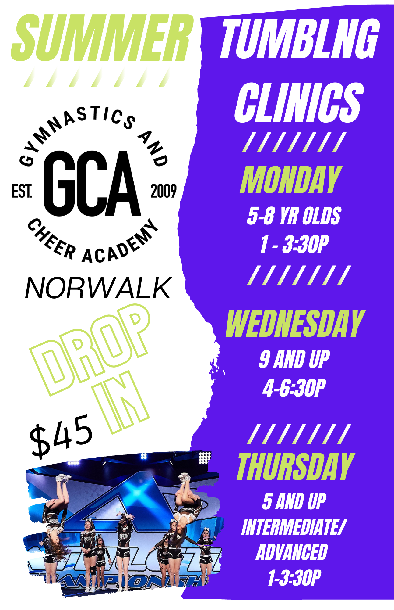 Summer and Holiday Camps GCA of CT Fairfield, CT